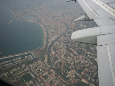 Anflug Nizza